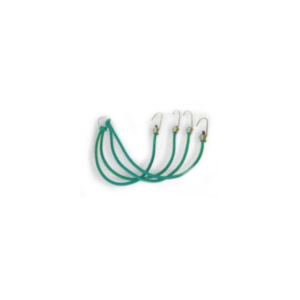 PULPO 20 " - 50 CM - 4 BRAZOS - GANCHO ALAMBRE 3 MM - CABO ELASTICO 6 MM.